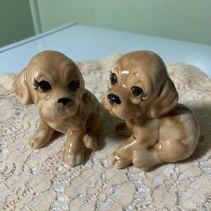 Adorable Ceramic Puppy Figurines
